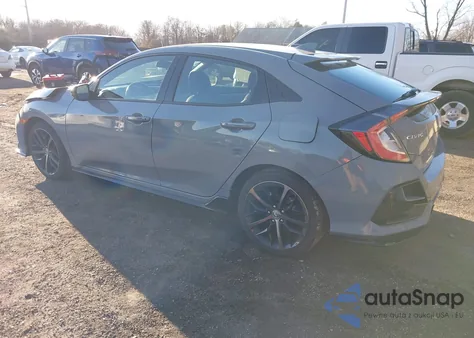 2020 Honda Civic Sport из США, поврежденный, VIN SHHFK7G49LU223311